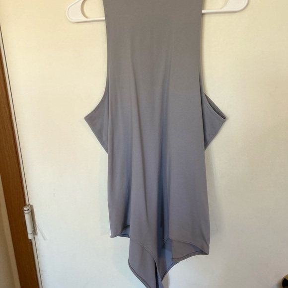 Abercrombie & Fitch seamless high neck bodysuit in gray XL - Picture 4 of 9